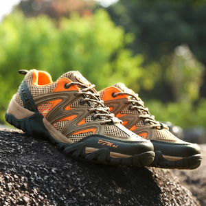 哥伦比亚外贸原单夏季户外徒步鞋网面透气登山鞋男防滑运动鞋爬山