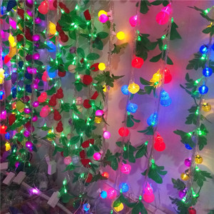led小彩灯闪灯串灯满天星户外防水变色七彩色圣诞树灯室外装饰灯