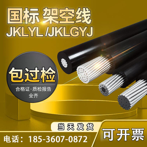 国标铝芯架空线JKLYJ JKLGYJ 35-240平方 钢芯铝绞线电线电缆