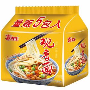 素食香菇面斋面20包罗汉观音面三味纯素方便面促销泡面整箱佛家面