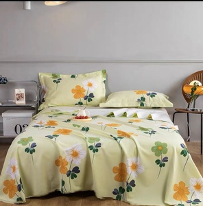 新款高端棉小竹纯棉竹纤维帆布床单厚实耐磨凉感四季可用不跑床