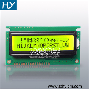 HY1602E液晶显示屏16X2 液晶显示模块 外形尺寸84X44X12 液晶屏