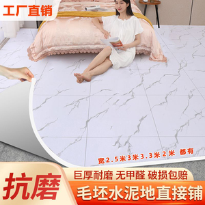 地毯水泥地面直接铺卧室家用PVC地板铺垫加厚塑胶地垫大面积全铺1