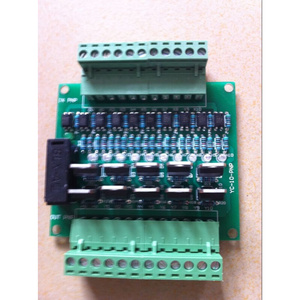 晶体管PLC保护板 PLC输出放大板10位晶体管板光藕隔离PNP输入