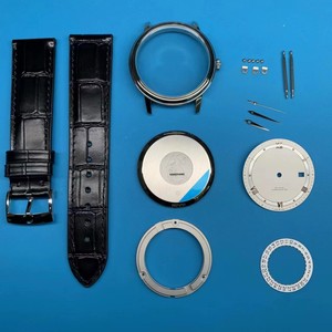 组装手表配件316精钢表壳2824-2机芯ETA2892钢皮带壳套