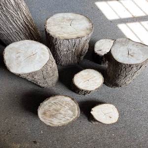 实木树墩天然树桩木墩松树柳树墩木敦子原木凳木头凳子木根木头桩