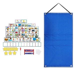 Kids Visual Schedule Morning Bedtime Behavioral Tool Daily