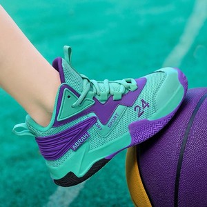 国货品牌联名儿童鞋子篮球鞋男童2024夏季新款网面透气运动鞋童鞋