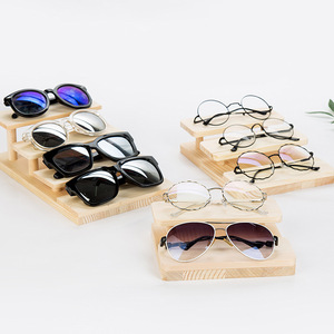 实木眼镜店陈列托收纳架眼镜展示架摆放墨镜架子太阳镜框支架道具