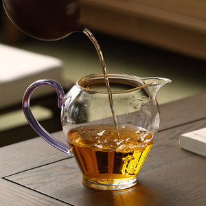 品德坊 公道杯玻璃加厚日式公杯茶道配件茶漏功夫茶具分茶器