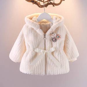 巴拉森系巴柆女童外套1秋装0-4岁婴儿加厚上衣2保暖外出服3女宝宝