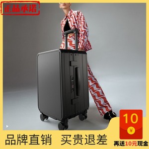 狼域行李箱铝合金边框旅行箱高颜值大容量密码拉杆箱万向轮登机箱
