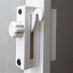 折叠门钩锁内锁PVC锁卫生间锁折叠内扣锁厕所门锁卧室锁塑料