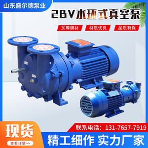 2BV系列水环式真空泵工业用高真空水循环真空泵不锈钢叶轮耐腐蚀