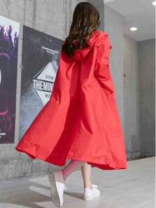 雨衣女长款全身旅游旅行轻薄透气徒步风衣式韩版可爱雨衣外套潮牌