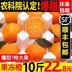 四川爱媛38号果冻橙10斤新鲜水果柑橘桔手剥橙子整箱礼盒顺丰包邮