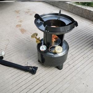 柴油气化炉灶炉具灶头节能火一体式挡边打气汽炉防风便携灶具煤油
