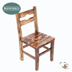旁小椅子家大结实茶几用边的凳子矮凳带靠背实木质F3TCR_16板人凳