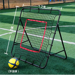 足球训练器材射门小型便携球门门框反弹网回弹可调传球单人辅助