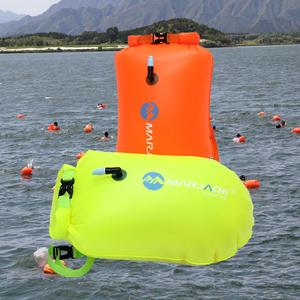 游泳气囊储物装备救生浮漂球跟屁虫防溺水包袋加厚漂流双浮标浮跟