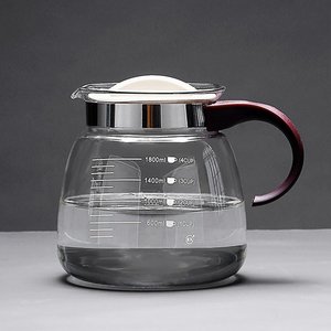 家用耐高温玻璃茶壶大容量凉水壶冷水壶直火壶煮茶壶耐热大咖啡壶
