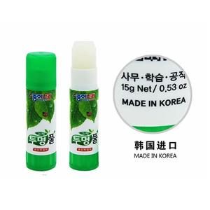 JONGIENARA韩国固体胶绿叶胶棒高粘度8g15g手工粘纸胶水25克35