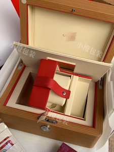 海马星座木质包装盒新款欧米茄手表盒全套带OMEGA红盒子全新包邮