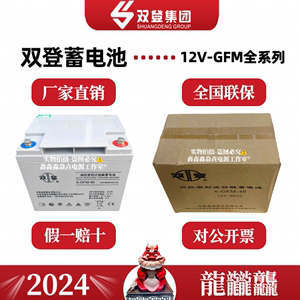 双登蓄电池6-GFM-12V26AH/40/65/100/150/200AH直流屏UPS应急电源
