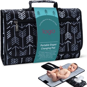 新款式便携婴儿尿布垫新生儿外出换尿布躺垫可折叠成妈咪手提包