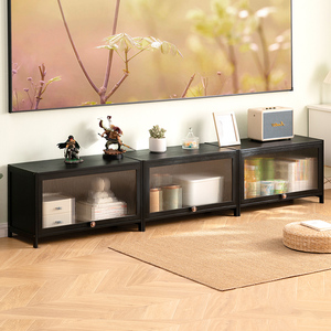 IKEA宜家乐电视柜简约现代茶几电视机柜组合小户型实木客厅伸缩轻