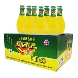 网红瑞丽江芒果汁芒果茶饮品玻璃瓶饮料整箱酸角汁云南特产小饮料