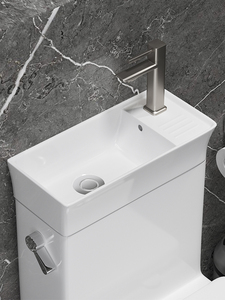 科勒智家用小户型抽水马桶带洗手盆一体节能虹吸式坐厕座便器防臭