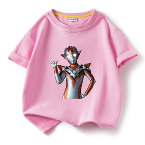 格丽乔奥特曼衣服女孩童超人短袖儿童夏季T恤半袖动漫卡通服装潮