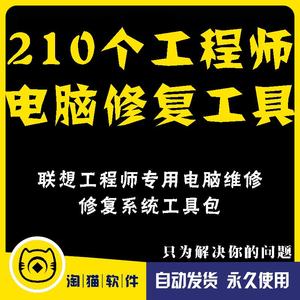 210个工程师 电脑修复维护 实用小工具 故障处理软件维修人员神器