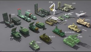苏俄武器合集，S300，S350，S400防空导弹铠甲S防空系统3dmax格式
