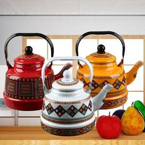 家用茶壶精致搪瓷新疆煮奶茶壶家用烧水壶电煤燃炉通用大容量款式