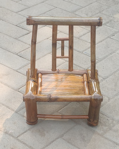 竹椅子靠背椅午休躺椅折叠椅化妆椅摇椅簸箕儿童款家用椅竹编制品