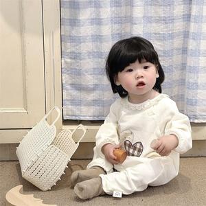 巴拉巴柆清货韩系服装婴儿连体衣春装0-1岁女宝宝哈衣可爱超萌a类