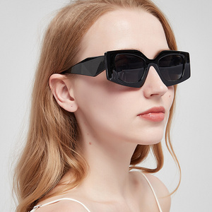 多边形棱角韩版墨镜男23新款欧美sunglasses太阳镜太阳眼镜女