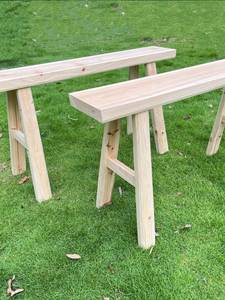 实木长板凳原木单凳子高凳老式长凳独立木板农村长椅配八仙桌长条