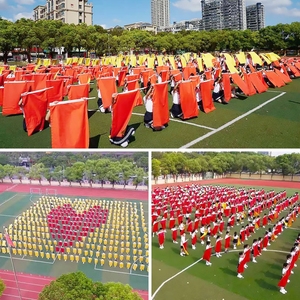 雪龙吟旗子舞蹈道具2024新款运动会入场创意道具国风旗舞开来演出