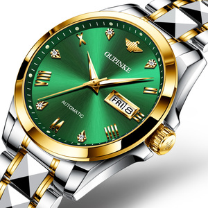 劳力男士全自动机械表正品绿氷鬼成熟商务风格中国手表十大品牌潮