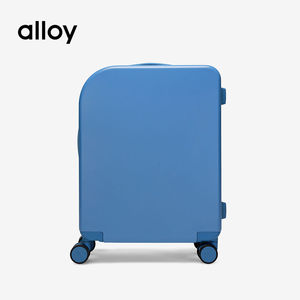 alloy/乐几拉杆箱24英寸磨砂冰岛蓝时尚潮流行李箱旅行箱万向轮P