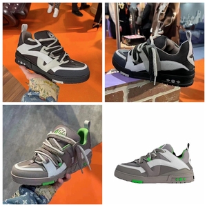 路易威登新款Sneaker LV Skate运动鞋厚底休闲系带女鞋1ABZ4Q