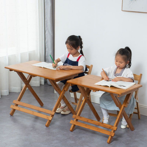 小孩学习桌可升降折叠写字作业桌儿童简约家用小学生书桌课桌椅套