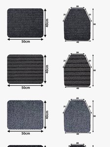 防滑小便池地垫可裁剪吸水厕所门口地垫除尘男卫生间尿斗厕所地垫