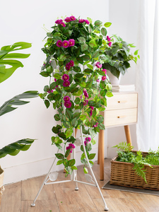 假花仿真花摆设吊兰玫瑰盆栽绿植塑料藤条装饰花藤室内垂吊植物
