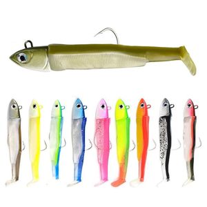 Black minnow jig head fishing lure soft pike lure 5g/12g/ 25