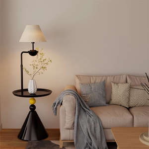 北欧落地灯置物客厅沙发边装饰简约创意民宿客房卧室床头柜地台灯