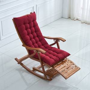 秋冬季加厚躺椅坐垫靠垫一体沙发垫子四季通用藤椅摇椅长椅子棉垫